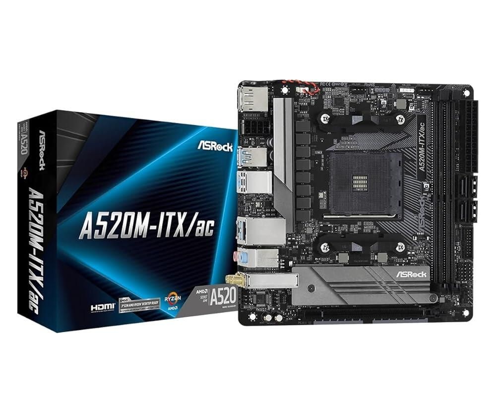 [해외] ASRock A520M-ITX/AC 마더보드