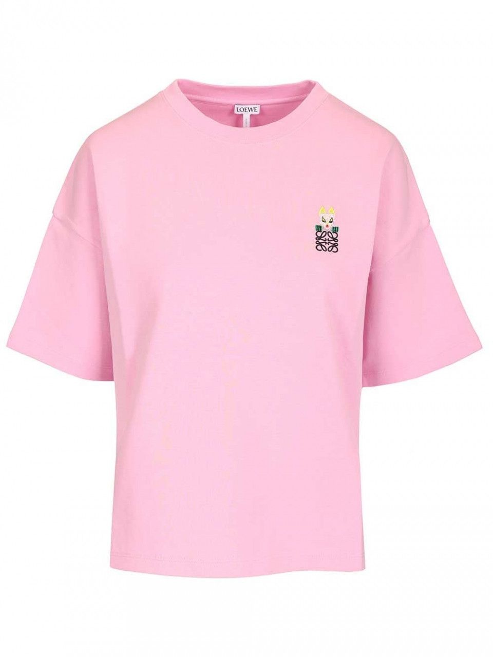 로에베 [관부가세포함] 라프리마 여성 x Louis Wain 티셔츠 S359Y22XAI 7140 로즈 /15