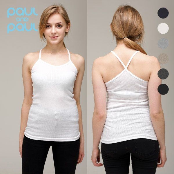 폴앤폴 [폴앤폴] 토끼끈 골지 나시 (여) ACT-8002-1