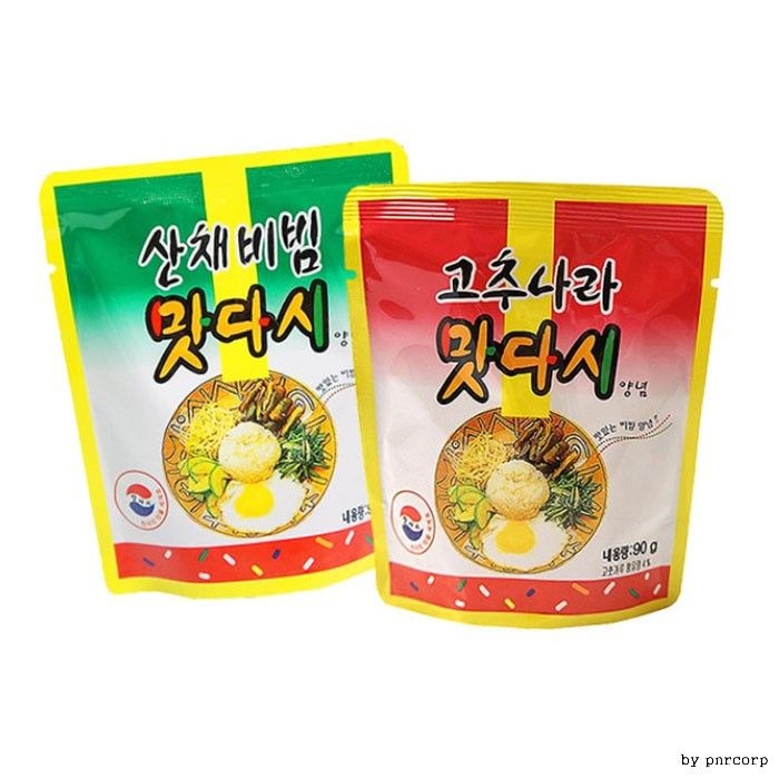 산채비빔 맛다시 만능소스 90g 간편 비빔장 고추양념 등산 캠핑용 양념장