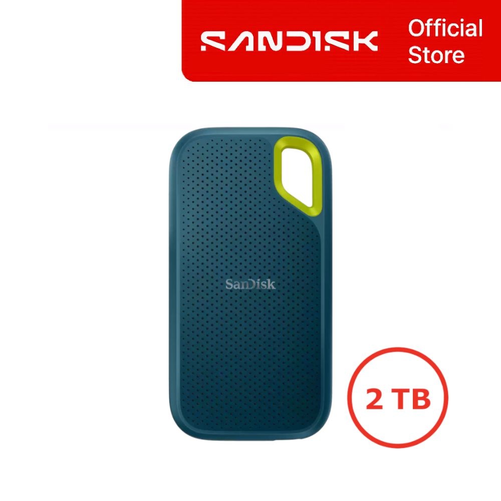 샌디스크 샌디스크 익스트림 포터블 SSD E61 2TB 2테라 몬터레이 외장 SSD 4K 영상 편집 방수 방진 초고속 전송 정품