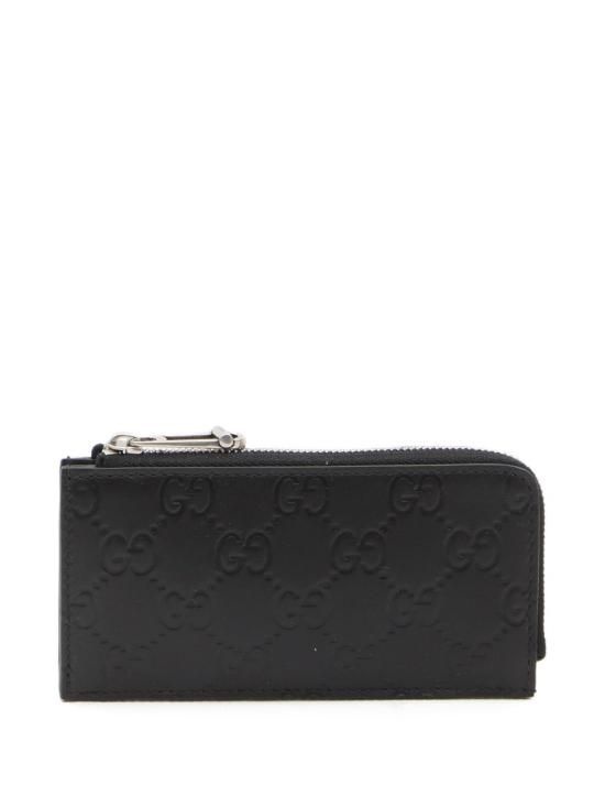 [해외] 구찌 26SS 구찌 GG 엠블럼 카드 케이스 850185 AAFDV1000 Black
