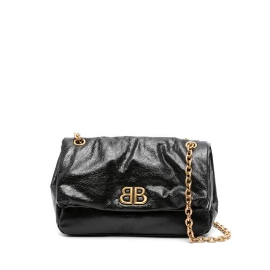 [해외] 발렌시아가 24FW 발렌시아가 모나코 스몰 체인 백 765966 2AAR8 1000 BLACK