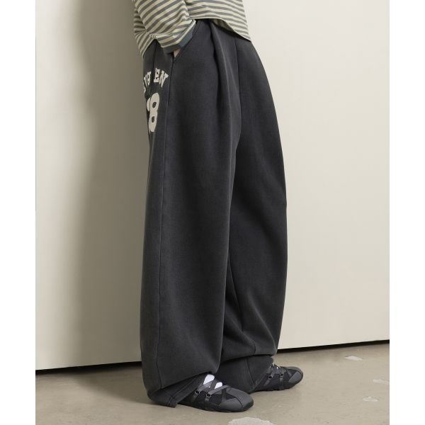 E어그 UGG EN 라운지 커브드 스웻 팬츠_피그먼트 차콜 EBE7PL02CH 3058966