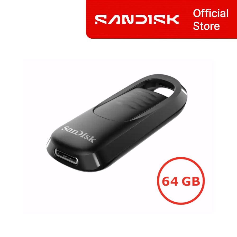 [오늘출발] 샌디스크 SanDisk 울트라 슬라이더 64GB 64기가 USB3.2 Gen1 OTG Type-C 휴대용 메모리 CZ480