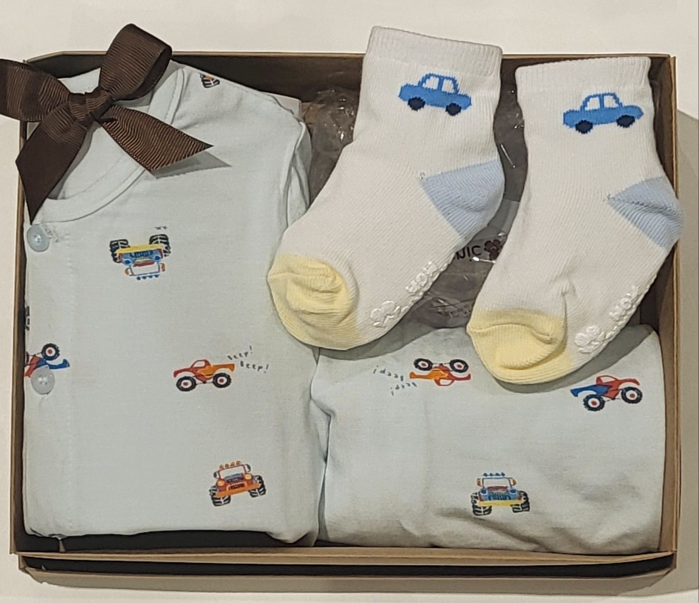 오가닉맘 선물세트 미니벤트칠부내의+카카양말MISP7B01-SET-BS