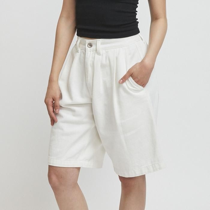 주식회사 뉴코리아어패럴 [NK아울렛]엔케이아울렛 남녀공용 캐주얼 데일리 데님 밴딩 버뮤다 팬츠 6001