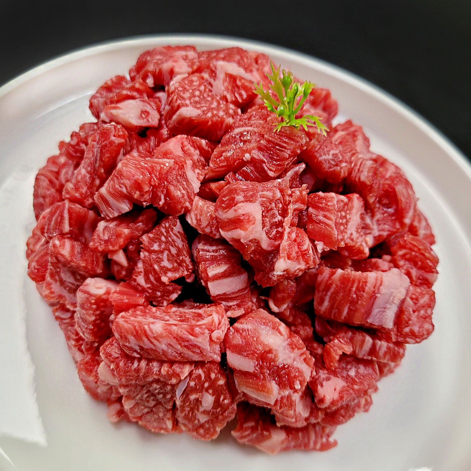 푸르미소 으뜸 국내산 한우 1++ 국거리 300g