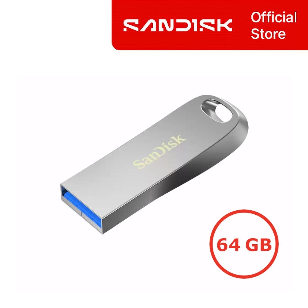 샌디스크 울트라 럭스 USB 메모리 64GB 64기가 프리미엄 풀 메탈 사무용 고화질 사진 백업 고속 CZ74