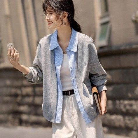 오와르 셔츠레이어드맨투맨