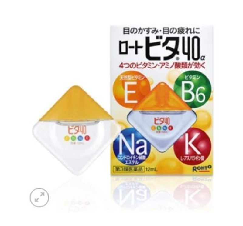 로토비타 40 알파 일본안약12ml 눈에 필요한 영양소보충 눈피로 충혈 눈병예방