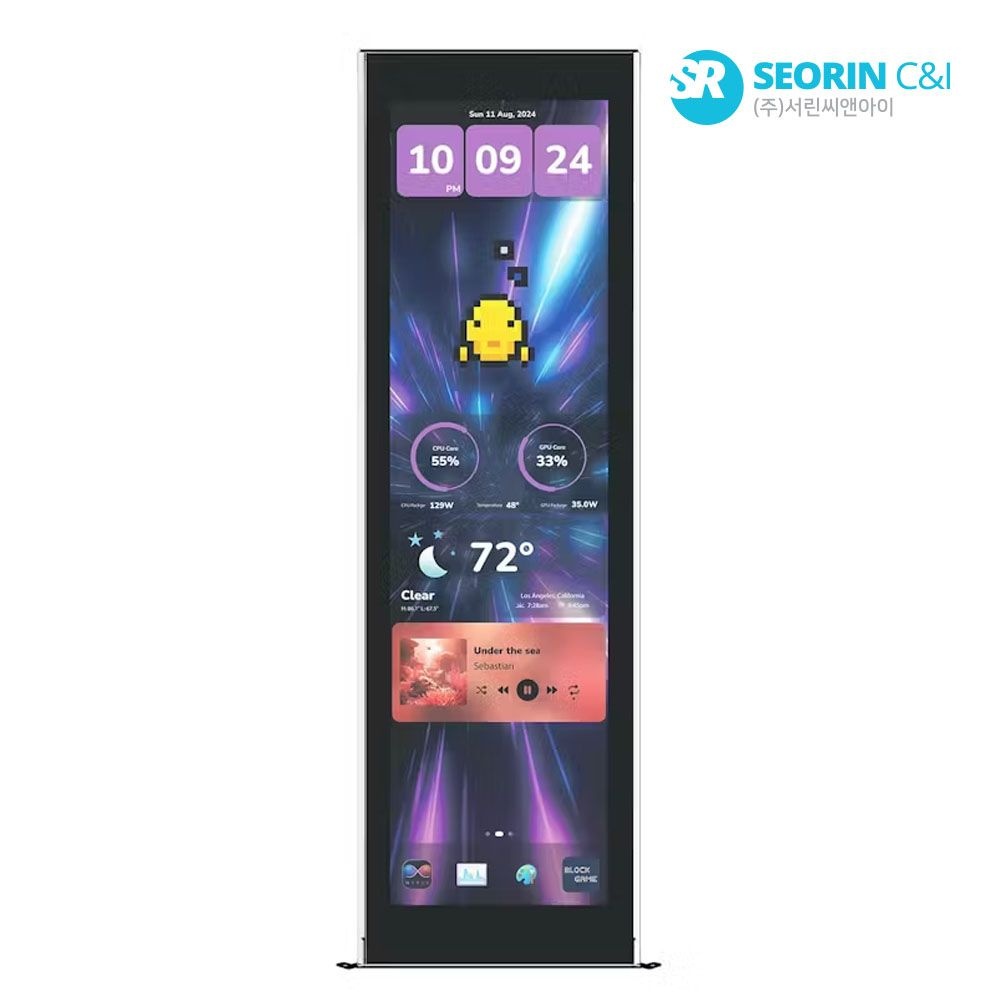 하이트 [서린공식] HYTE Y70 Touch Infinite Display Upgrade 터치패널 피치 블랙
