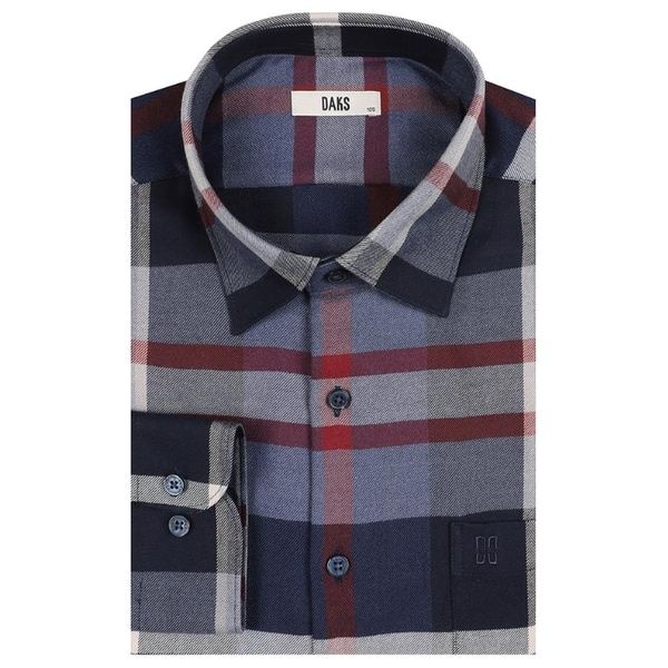 닥스 닥스 25년 FW 이지케어 윈도우체크 겨울 기모 레귤러핏 캐쥬얼남방 DLW3SHCL132N1 311052