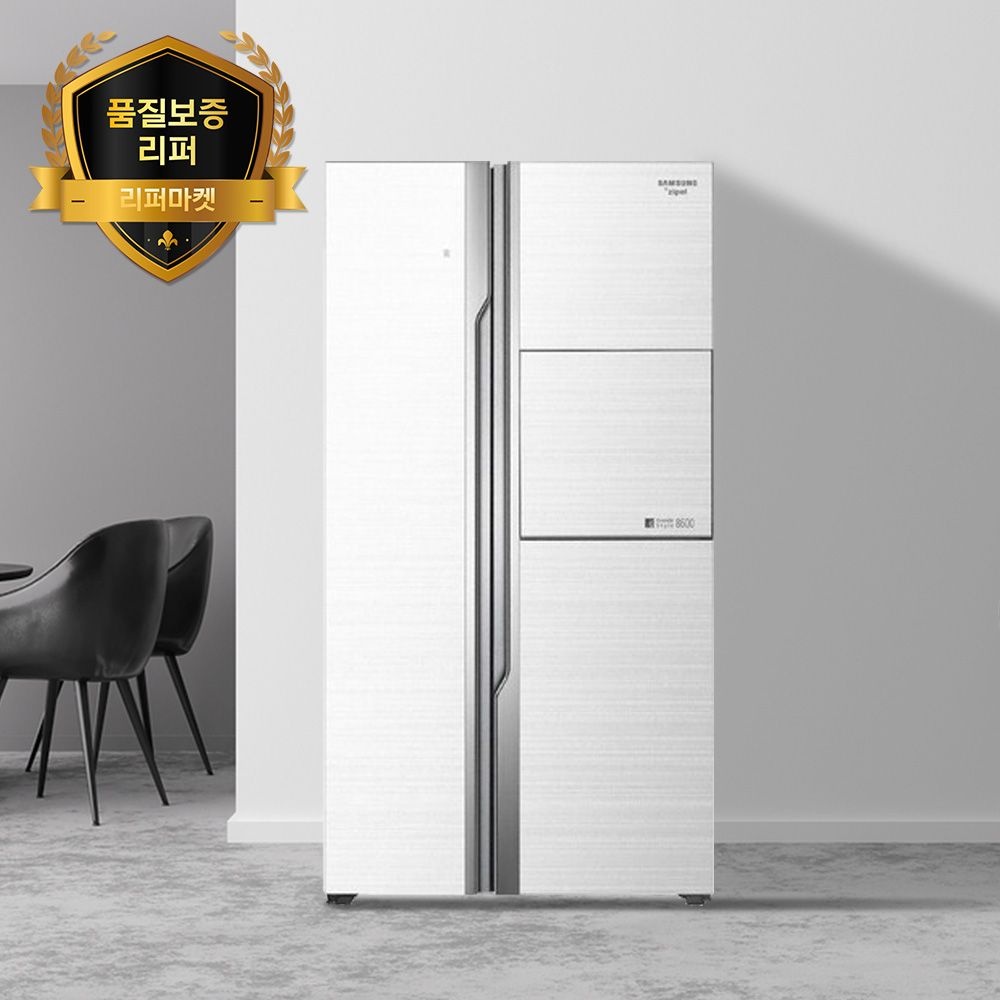 상품상세참조 LG전자 [품질보증리퍼] 삼성 퍼니처 강화유리 양문형  800L 이상 냉장고 무상AS 6개월 / 전국 무료배송 / 폐가전 무료수거