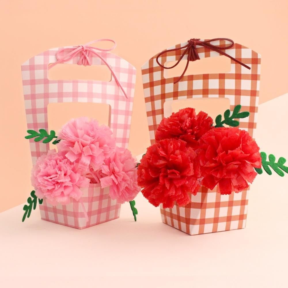 꽃다발 카네이션 만들기 종이접기 5개 유치원 학원 어린이 어버이날 꾸미기 교육원