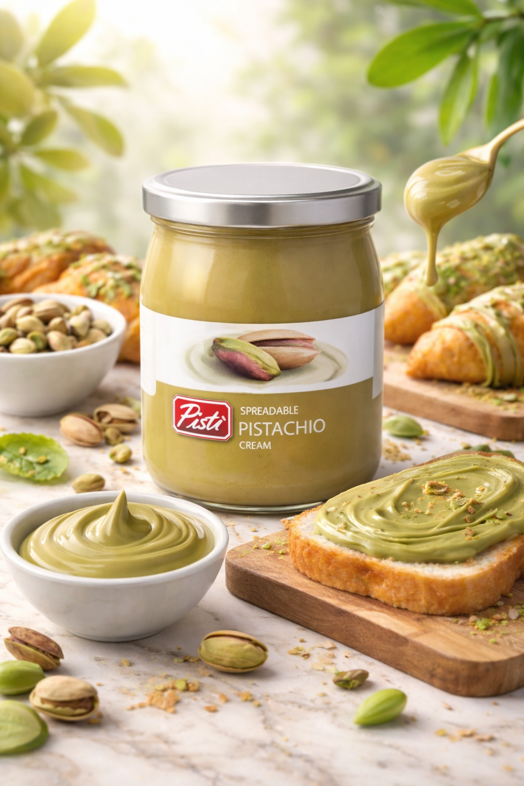 피스티 [해외] 피스티 [당일출고]  수령 영업일기준4일 이탈리아산 피스티(Pisti) 시칠리아 피스타치오 크림 스프레드 600g 베이킹 디저트