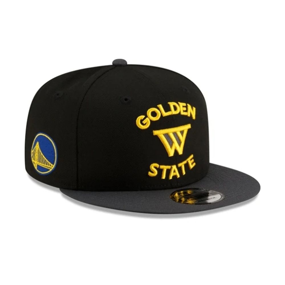 [해외] 뉴에라 2024 스테이트먼트 에디션 9 FIFTY 스냅백 야구 모자 NBA 골든 스테이트 워리어스