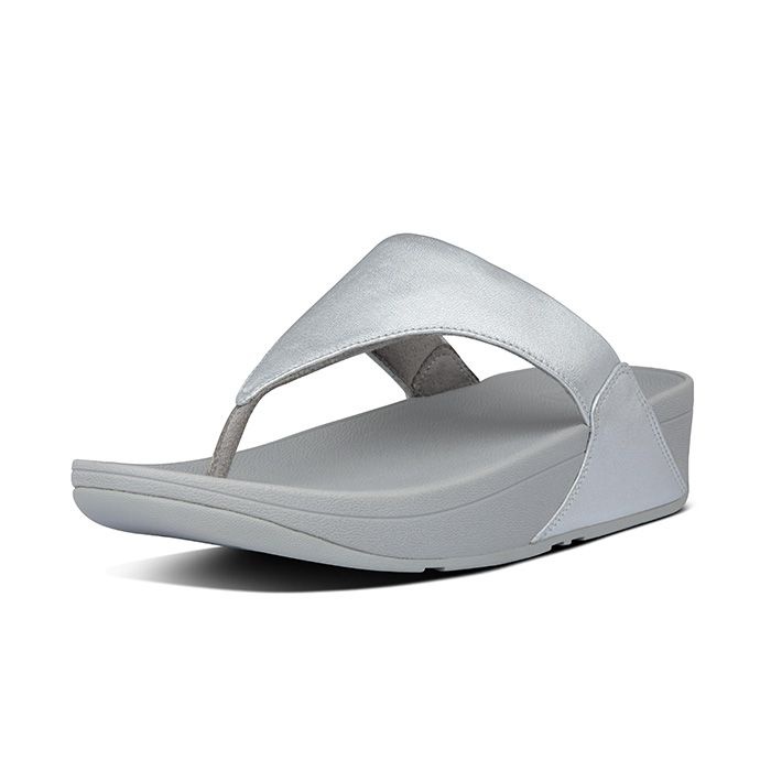 [해외] 핏플랍 여성 루루 레더 토포스트 I88-011 Silver