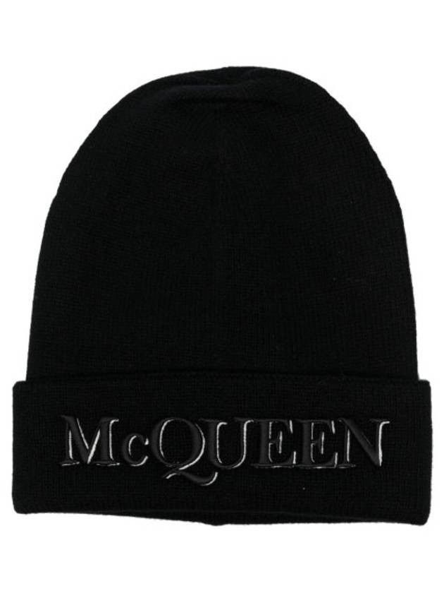 ALEXANDER MCQUEEN 알렉산더 맥퀸 라프리마 알렉산더맥퀸 로고 자수 캐시미어 비니 663195 4201Q 1078