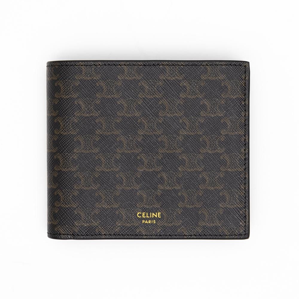 셀린느 25FW 셀린느 트리옹프 블랙 코인 반지갑 10C872BQB 38NO