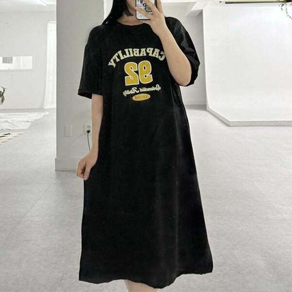 상세정보별도표시 / 상세정보별도표시 [모노무드] HOIV-1674 반팔 여름 홈원피스 케파 데일리 편한 빌리티 오버핏