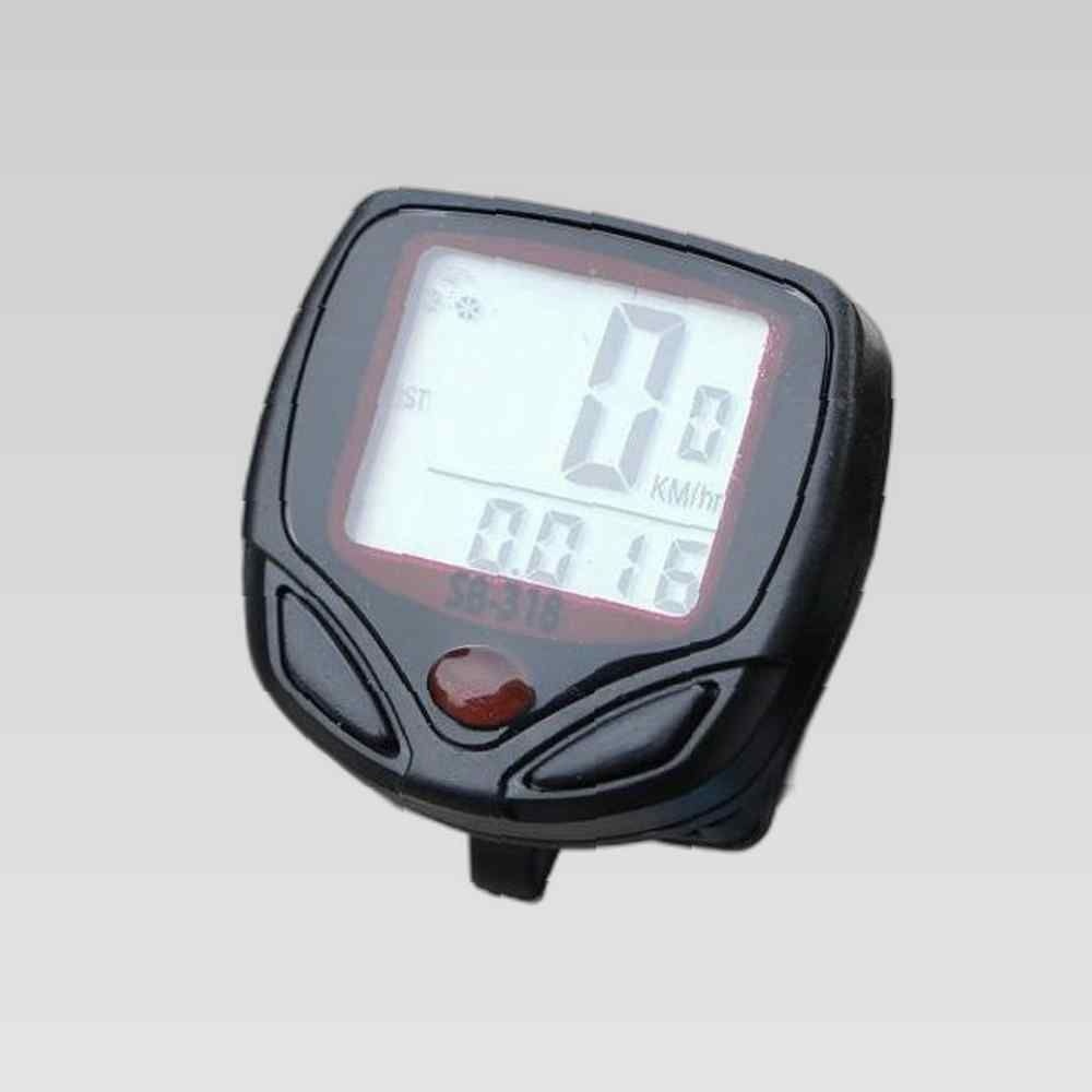 그재리블 15기능 디지털 자전거속도계 속도측정 유선속도계 디지털속도계 주행속도표시 l