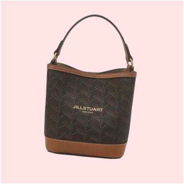 질스튜어트ACC() JILLSTUART ACC 24FW 브라운 패턴 가죽 레더 토트백 핸드백 가방(S)JABA4F356 4506881