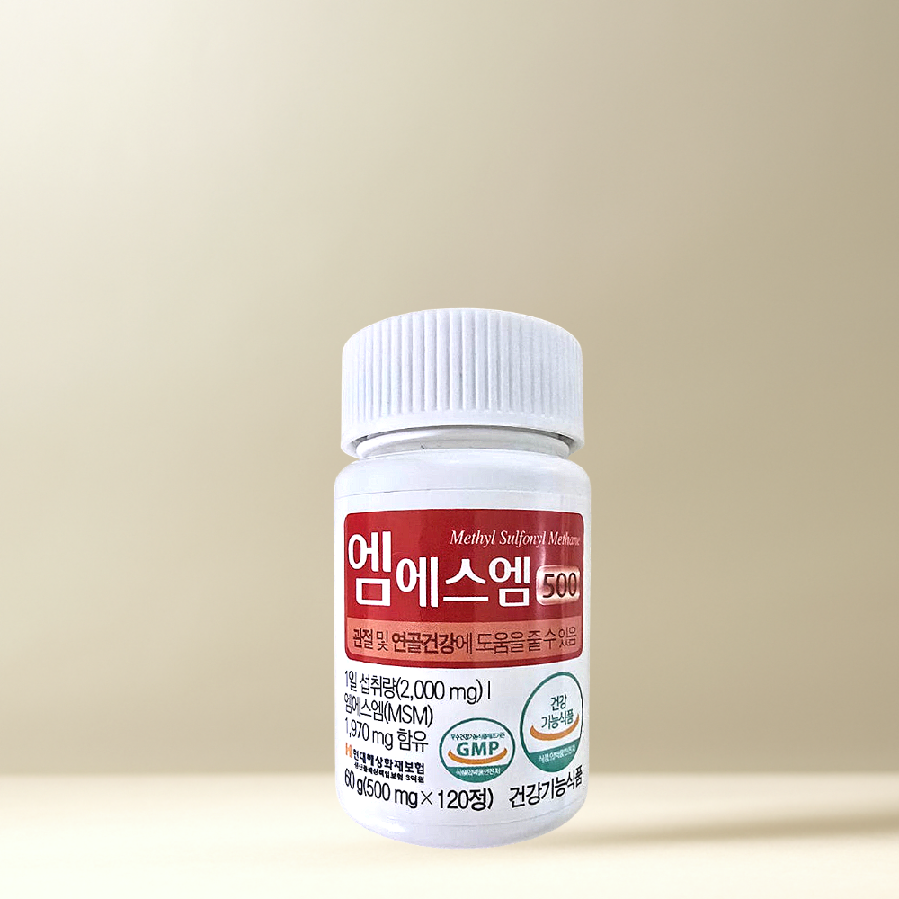 두루원 엠에스엠 500 식이유황 1개 (120정)