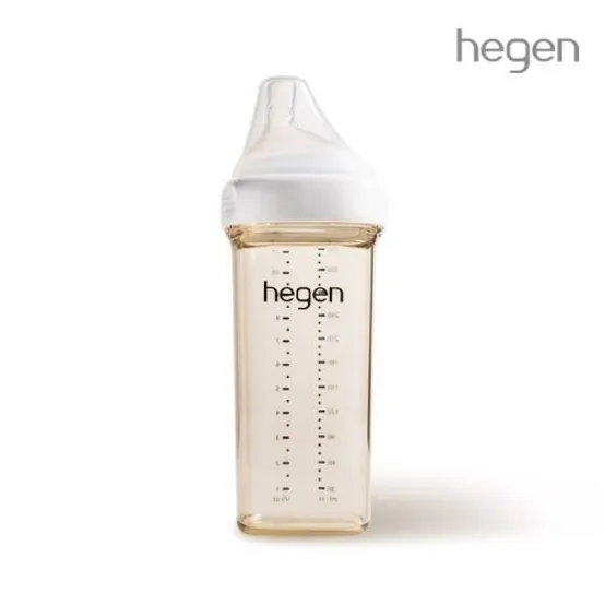 (현대Hmall) 헤겐 애착젖병 PPSU 330ml 1P (3단계 젖꼭지포함)