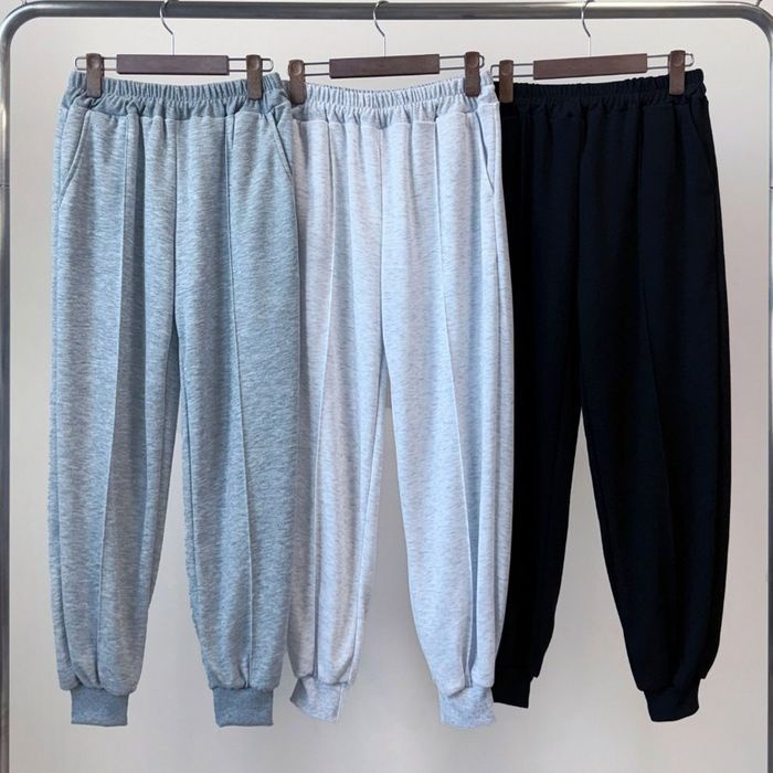 나야홍 / 빅사이즈바지 X120L601 원핀턱라인쭈리팬츠 NM