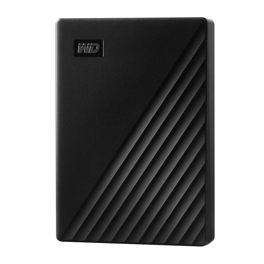 웨스턴디지털 [해외] WD 5TB 마이 패스포트 휴대용 외장 하드 드라이브 HDD, USB 2.0 호환, 블랙 - WDBPKJ0050BBK-WESN