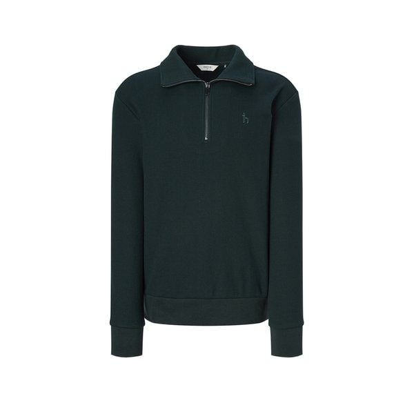 <매장정품> HAZZYS 헤지스 [25FW] 그린 하프집업 맨투맨 (HZTS5D404E2) 1080921