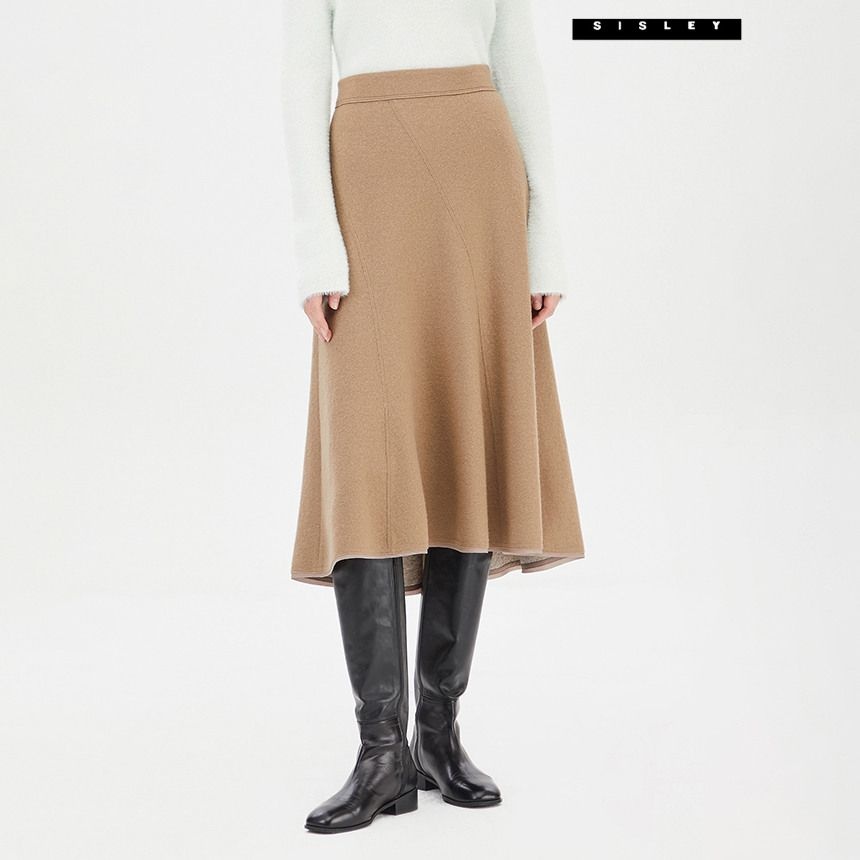 정품발송 시슬리 베로나 사선 절개 스커트 SASK41361_ED 382724