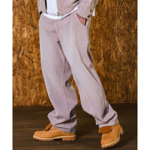 DOMINANT 도미넌트 H.L 워싱 워크 팬츠 핑크 1950173