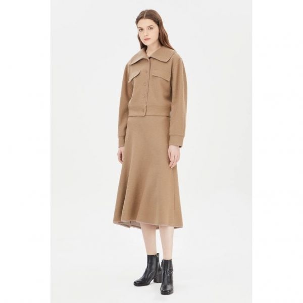 시슬리 베로나 사선 절개 스커트 SASK41361_ED