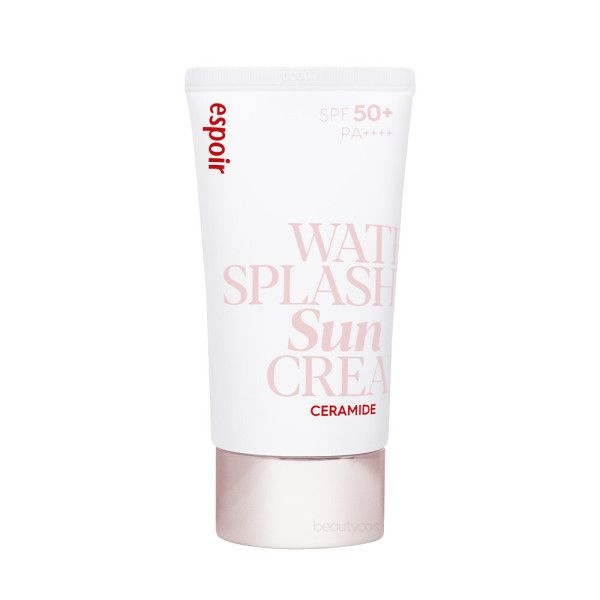 피부관리 에스쁘아 워터 스플래쉬 선크림 세라마이드 60ml 케어 탄력 보습 수분 영양