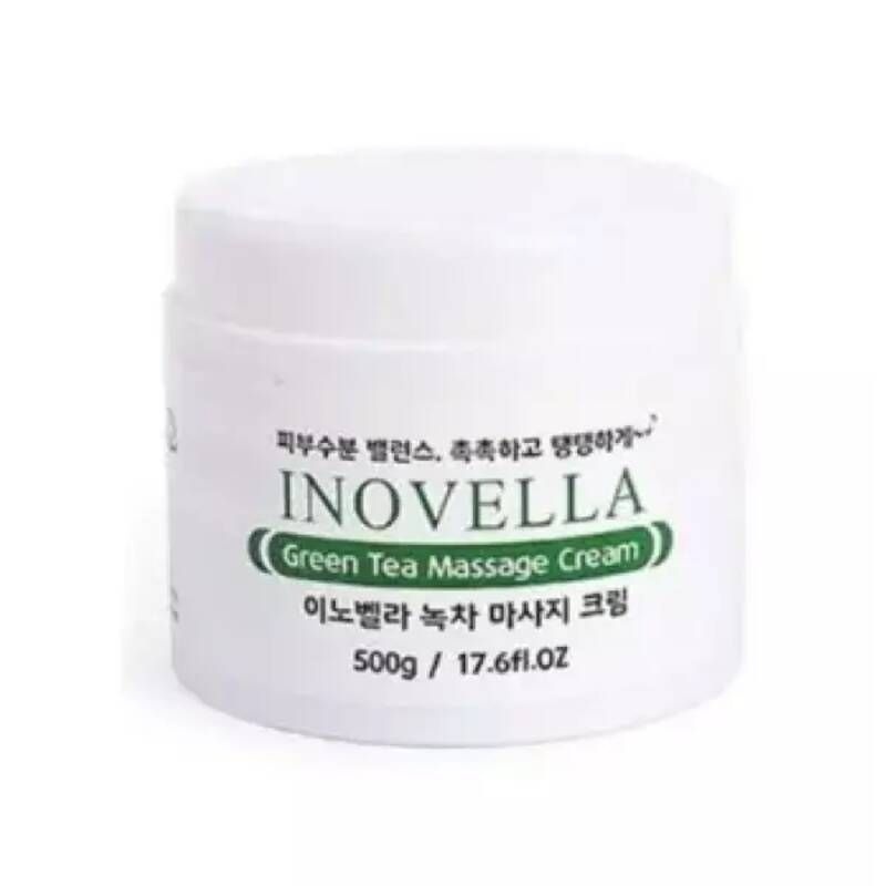 뷰티관리 마사지크림 이노벨라 녹차 영양 화장품 수분크림 보습크림 500g