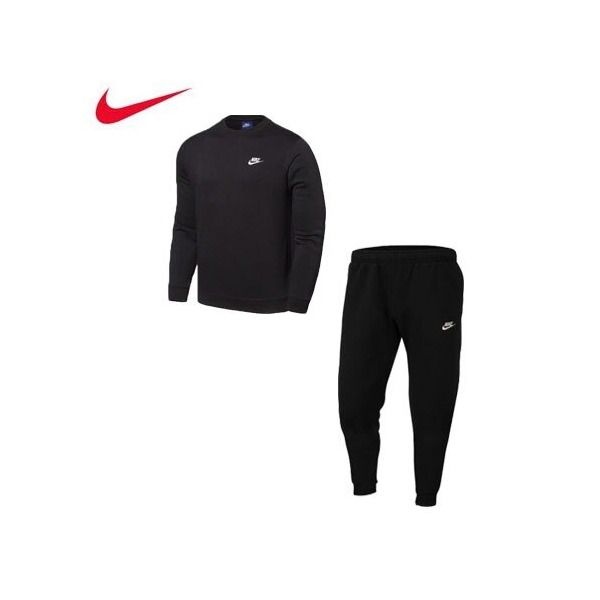 나이키 [나이키] 츄리닝 세트  BV2680-010 맨투맨조거세트 블랙