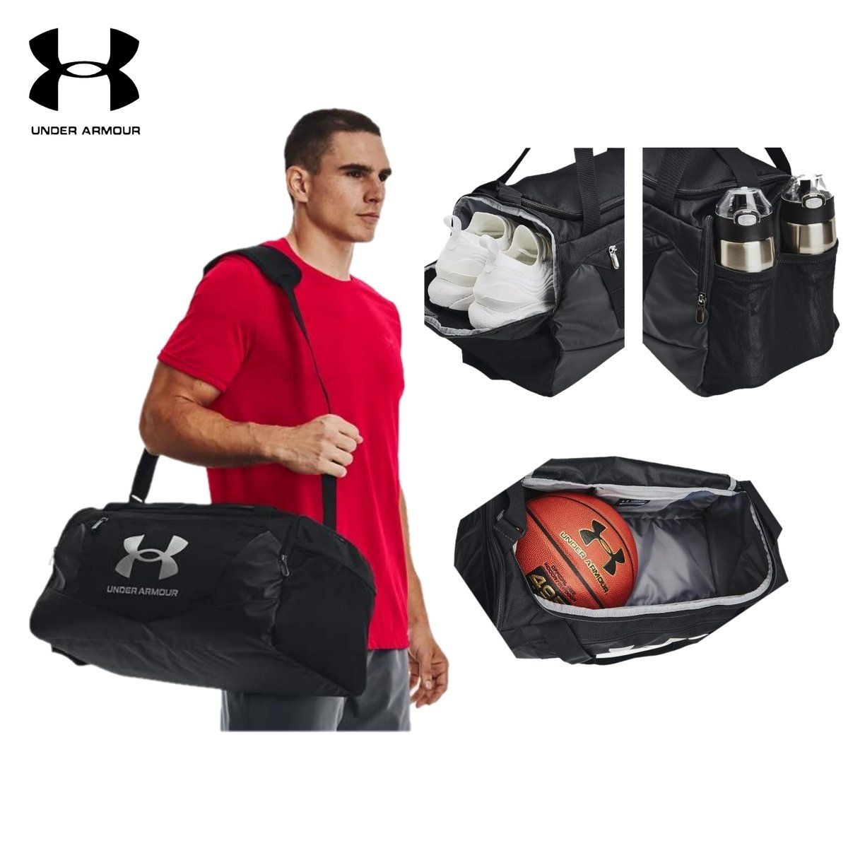 <매장정품> 언더아머 1369222-001 공용 UA 언디나이어블 5.0 스몰 더플 백 76102