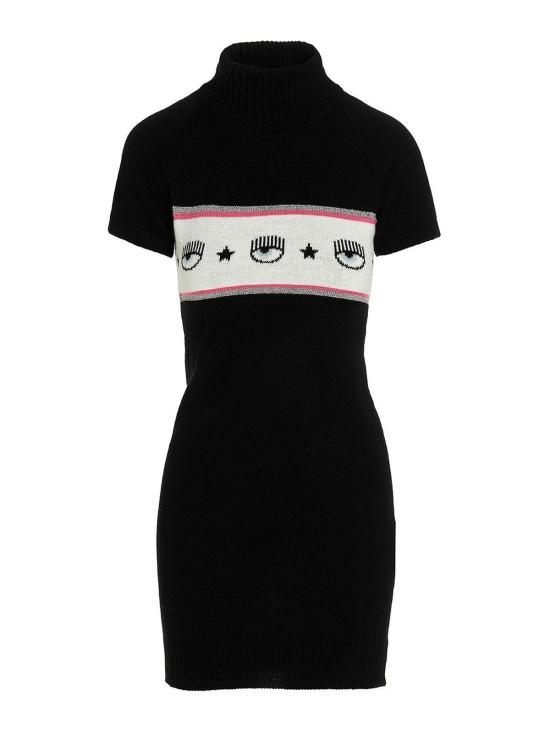 키아라 페라그니 숏 원피스 73CBOM96CMA10899 Black