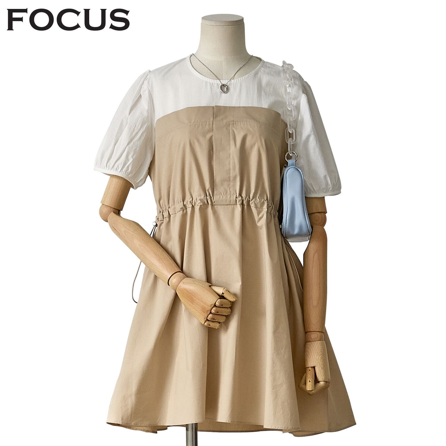 포커스 [모다아울렛][포커스]스트링 미니 원피스 FM3E7OP0533_JK 전주김제점