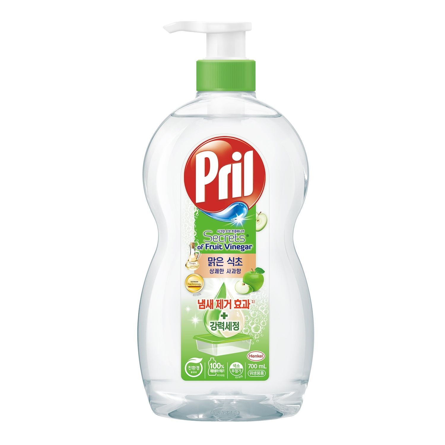 프릴 맑은 식초 주방세제 사과향 (700ML)