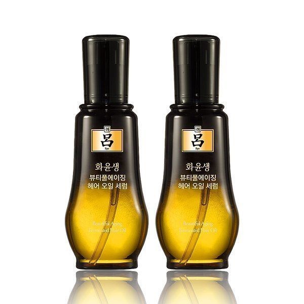 려 화윤생 뷰티풀에이징 헤어오일 세럼 100mlX2개 에센스