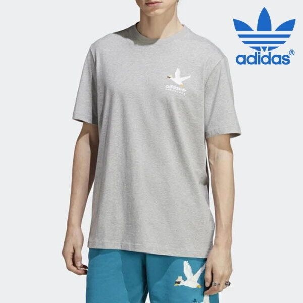 아디다스 [아디다스] 반팔티 /y1- HZ1147 / ADV DUCKIES TEE 어드벤쳐 더키스 그래픽 티