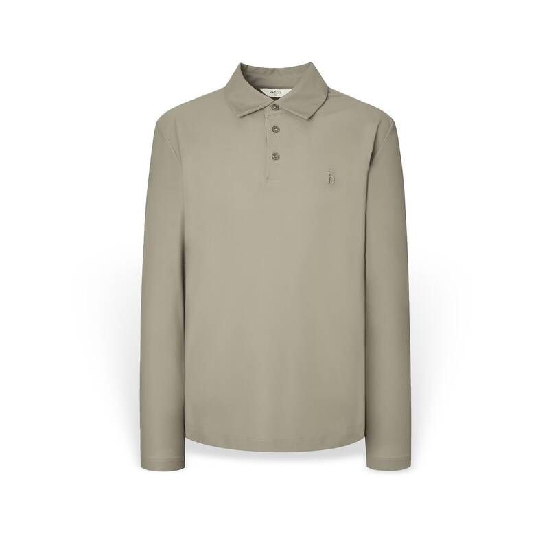 <매장정품> HAZZYS 헤지스 남성 솔리드 카라 긴팔티셔츠 HZTS5F404I2 1080041