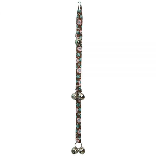 Yellow Dog Design 딩도그 벨, 핑크 및 틸 플라워