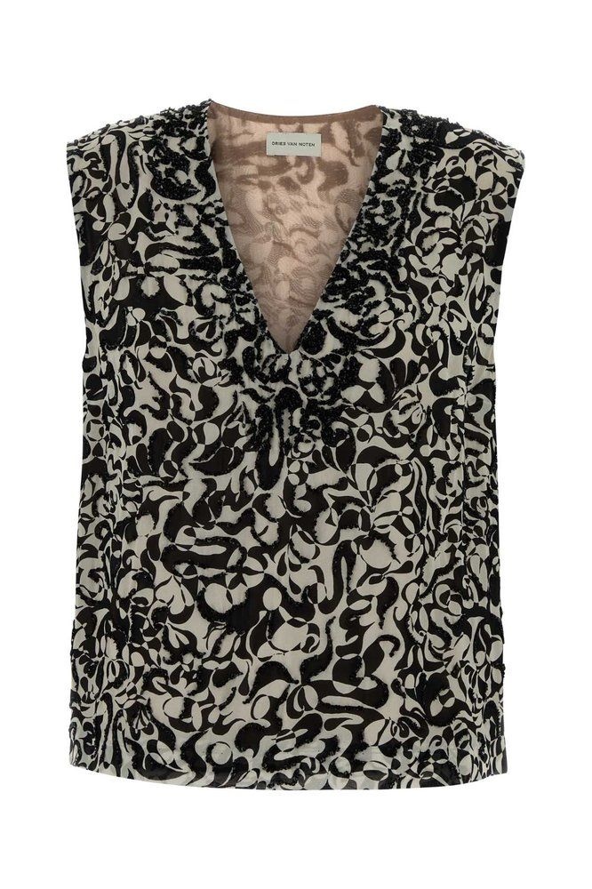 드리스반노튼 드리스 반 노튼 00460COLLEGE EMB 3006 WWTOP 2611307883006 900 B0441948174