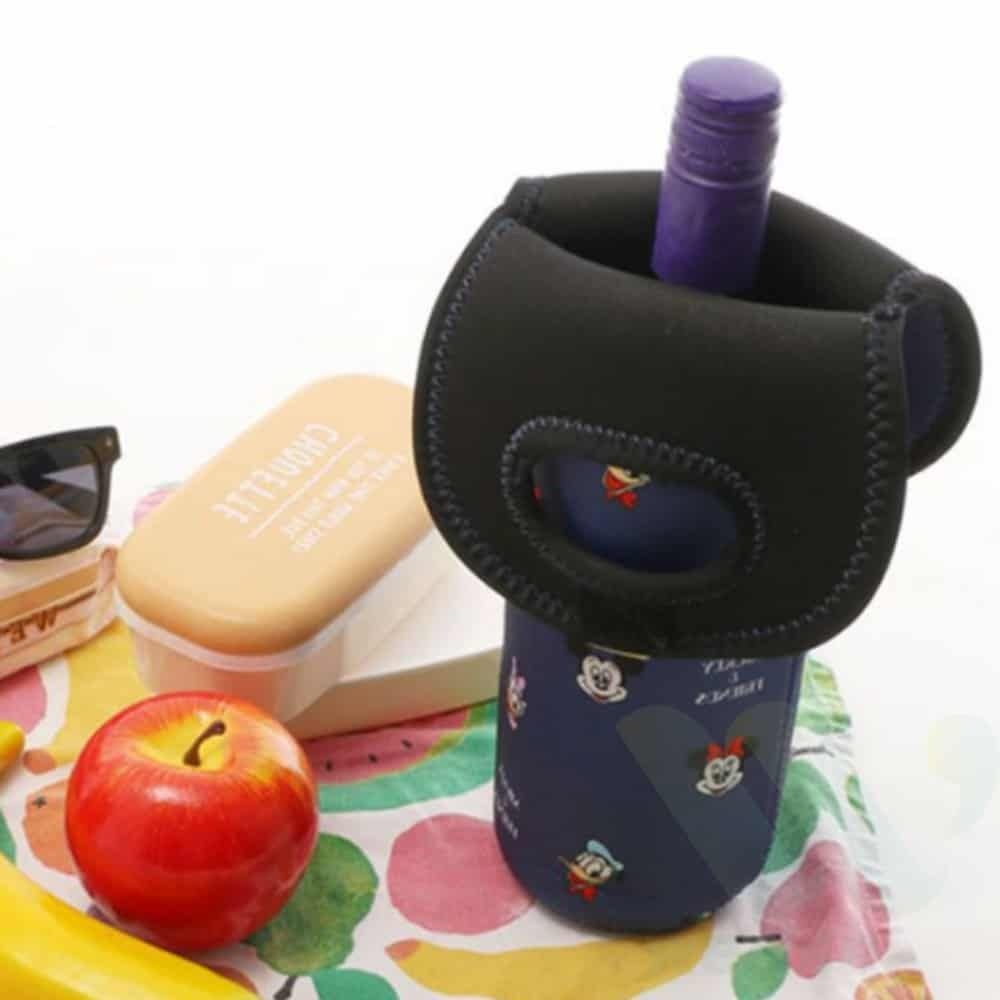 위센티브 협력사 위라이즈 디즈니 미키마우스 와인 케이스 휴대용와인가방 물병주머니 휴대용와인케이스 물병보냉파우치 와인가