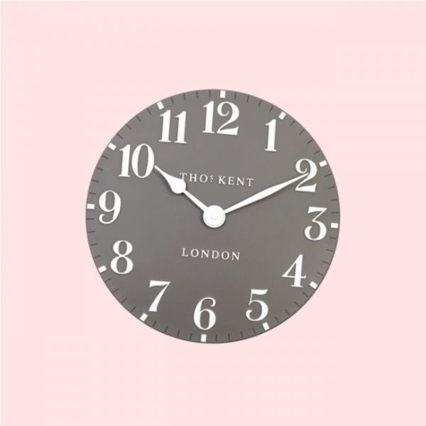 포커시스 Thomas Kent 토마스켄트 메탈 아라빅 무소음벽시계 워치 30cm 그레이 TMK CK12175 4411446