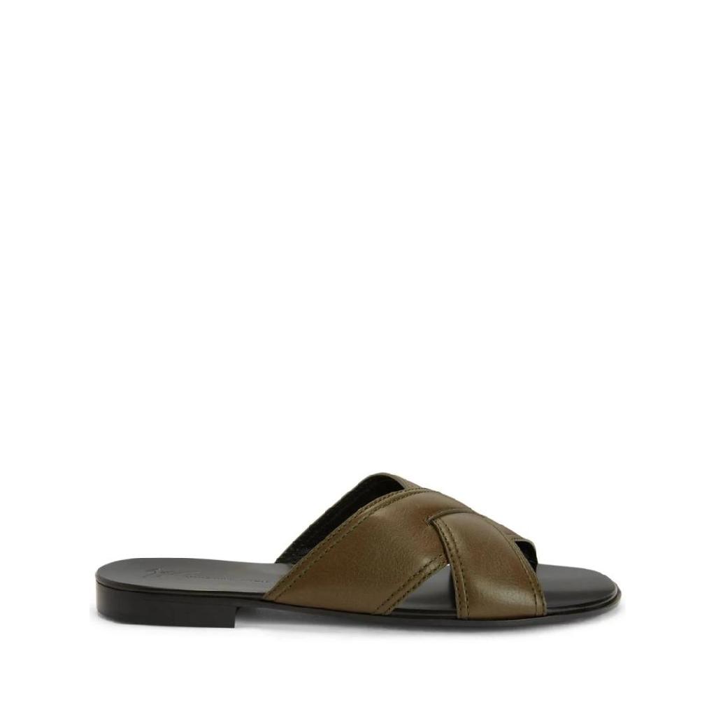 쥬세페자노티 플라비오 가죽 슬립온 샌들 IU10061K19 TP423802826